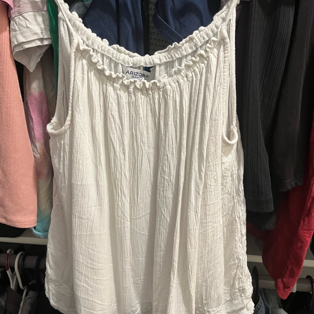 White Babydoll Top